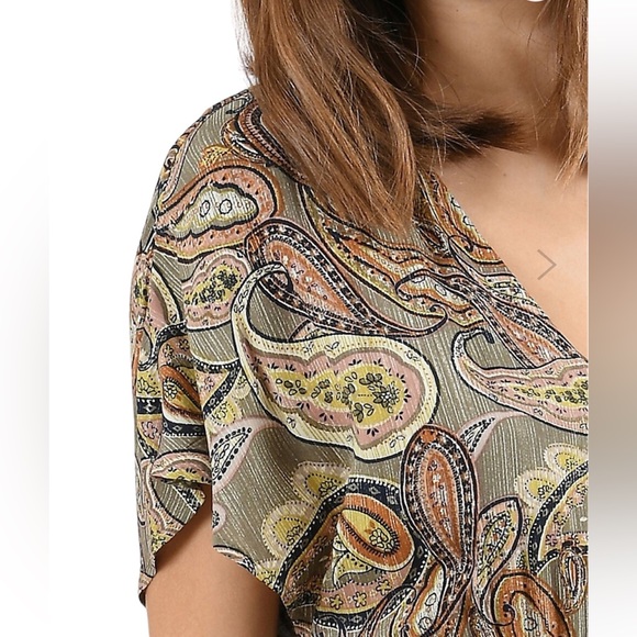 Molly Bracken Paisley Short Sleeve Jumpsuit - Picture 2 of 16